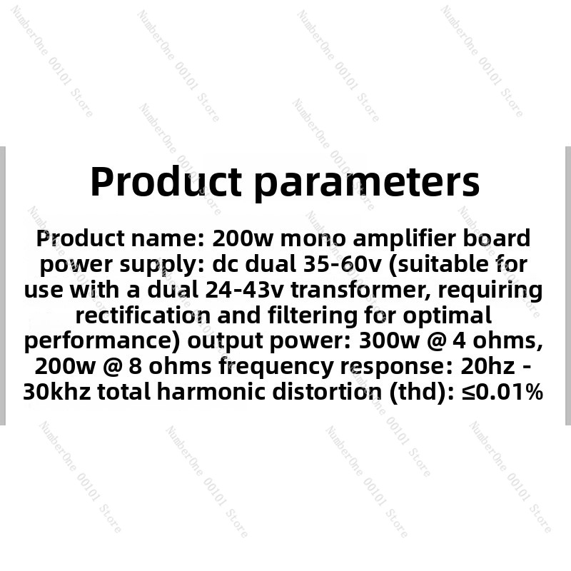 Upgraded 200W Mono HiFi Power  - Audio Amplifier Board 评论和价格