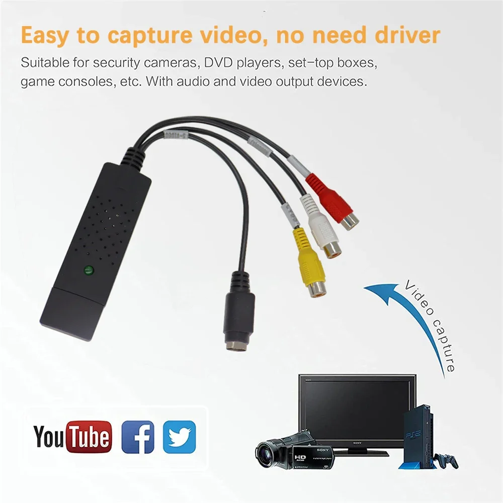 USB2.0 Audio Video Capture Car - Usb Sound Card 评论和价格