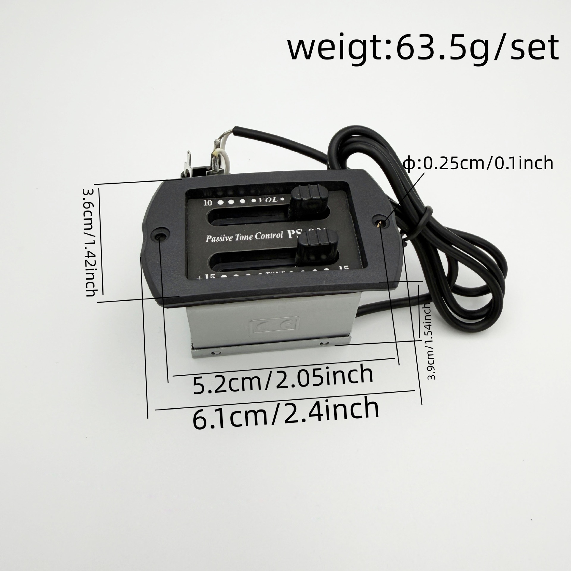 Folk Guitar Ukulele Pickup PS- - Passive Preamp 评论和价格
