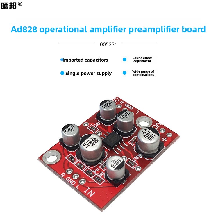 CHN 2027 Fever class AD828 op  - Audio Amplifier Board 评论和价格