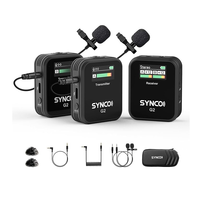 SYNCO Wireless Lavalier Microp - Condenser Microphone Kit 评论和价格