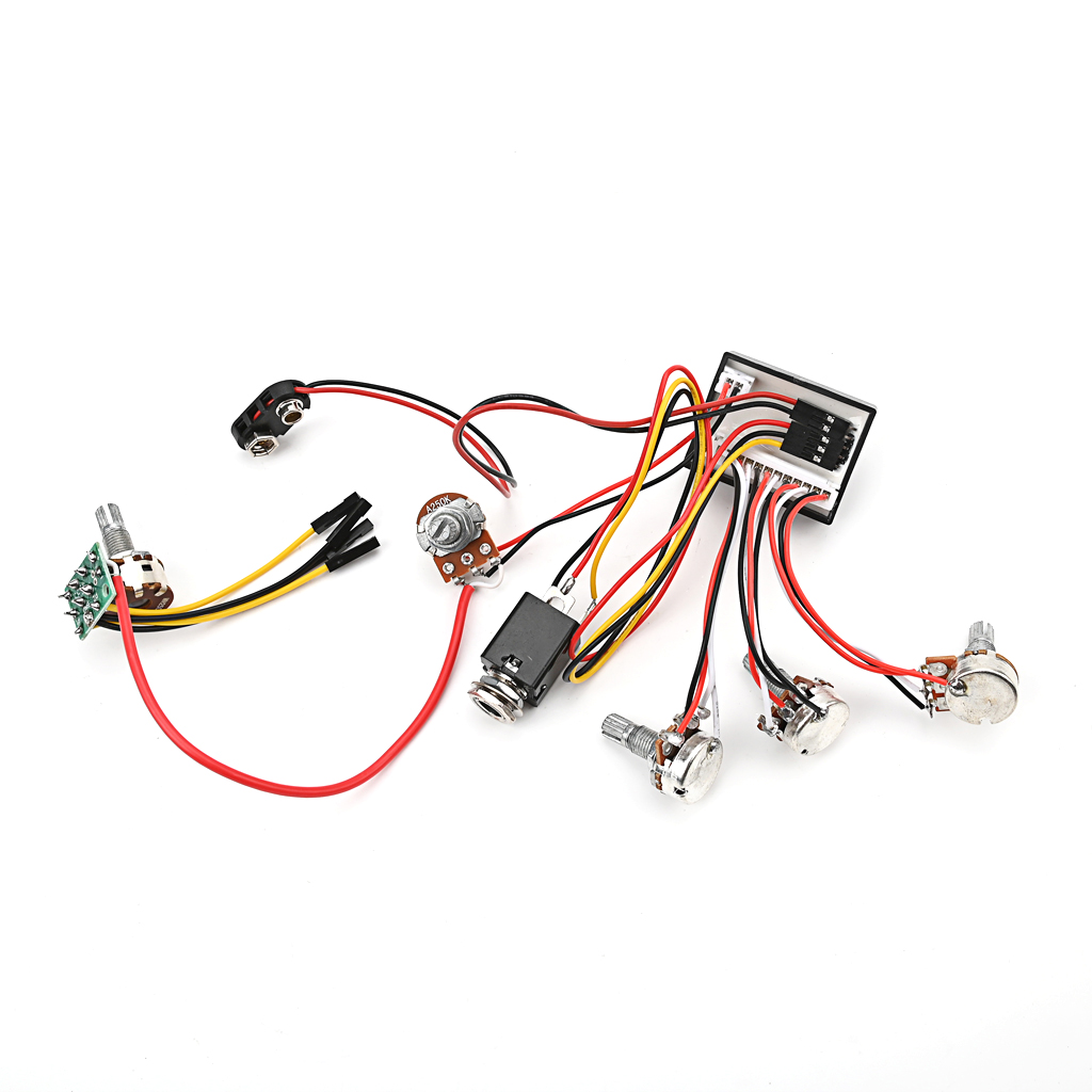Pre-wired 3 Band Active Bass C - Passive Preamp 评论和价格